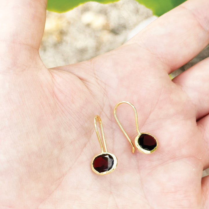 Garnet Earrings