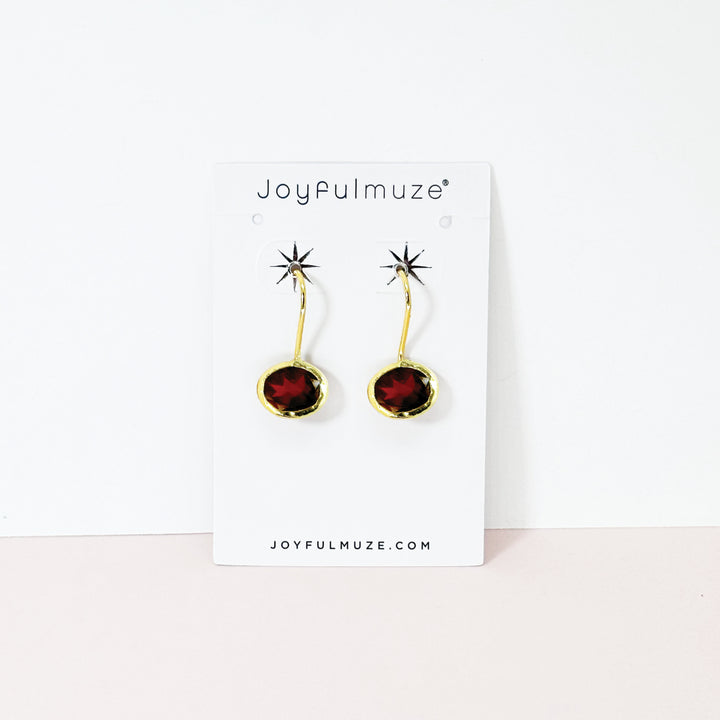 Garnet Earrings