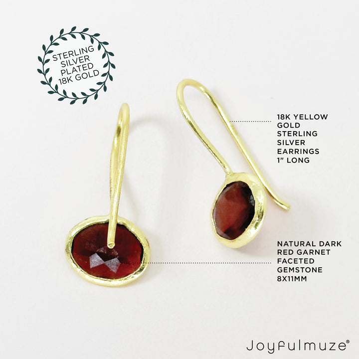 Garnet Earrings