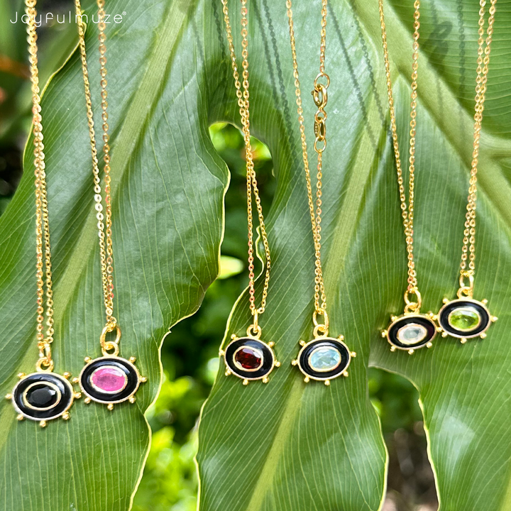 Moonstone Sun Necklace