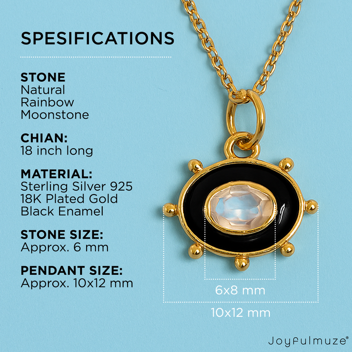 Moonstone Sun Necklace
