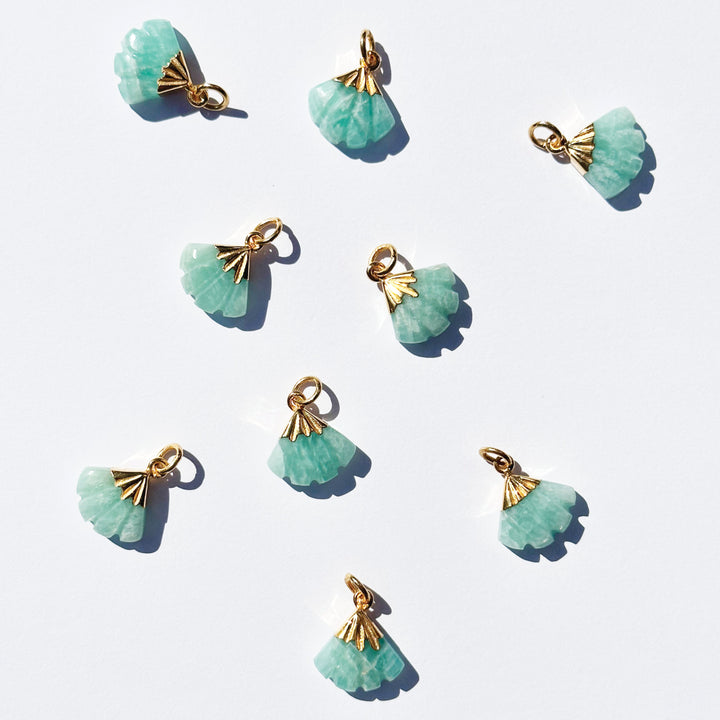Blue Amazonite Necklaces for Women, Teardrop Amazonite Necklace Pendant, Genuine Gemstone Jewelry, 925 Sterling Silver 18 Inch Chain (BLUE AMAZONITE)