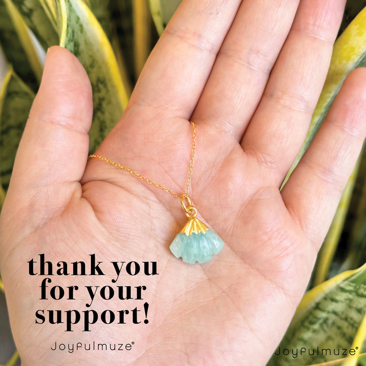 Joyfulmuze Blue Amazonite Necklaces for Women, Teardrop Amazonite Necklace Pendant, Genuine Gemstone Jewelry, 925 Sterling Silver 18 Inch Chain (BLUE AMAZONITE)