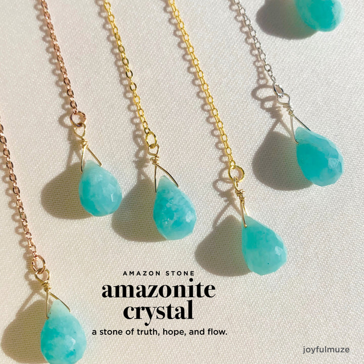 Gold Amazonite Threads
