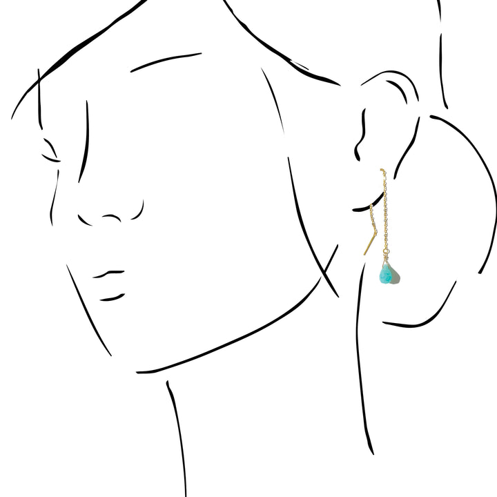 Gold Amazonite Threads