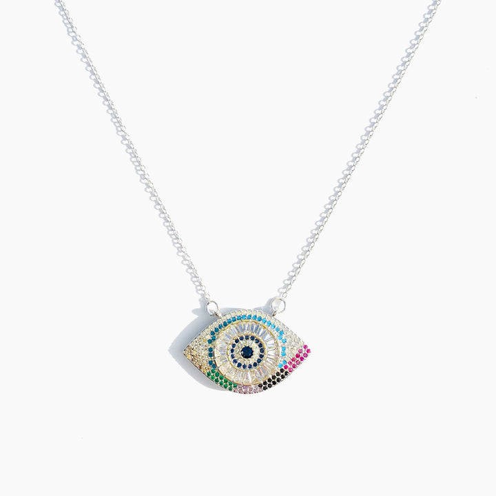 Gold Evil Eye Necklace