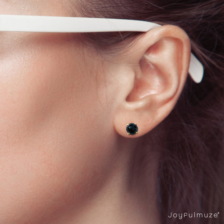 Black Spinel Studs