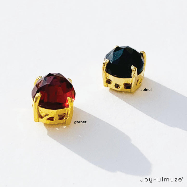 Black Spinel Studs