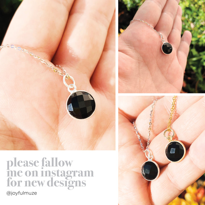 Black Tourmaline Silver