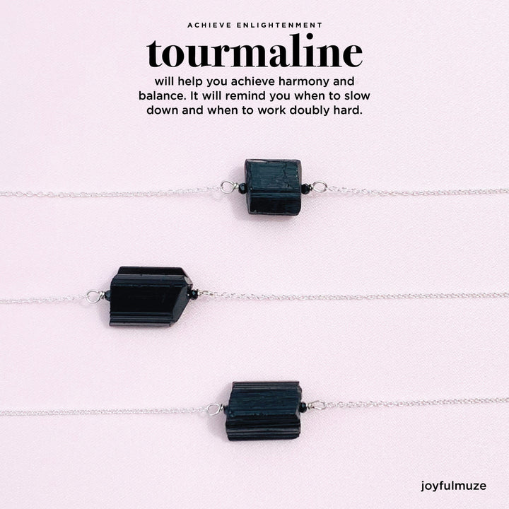 Raw Tourmaline Necklace