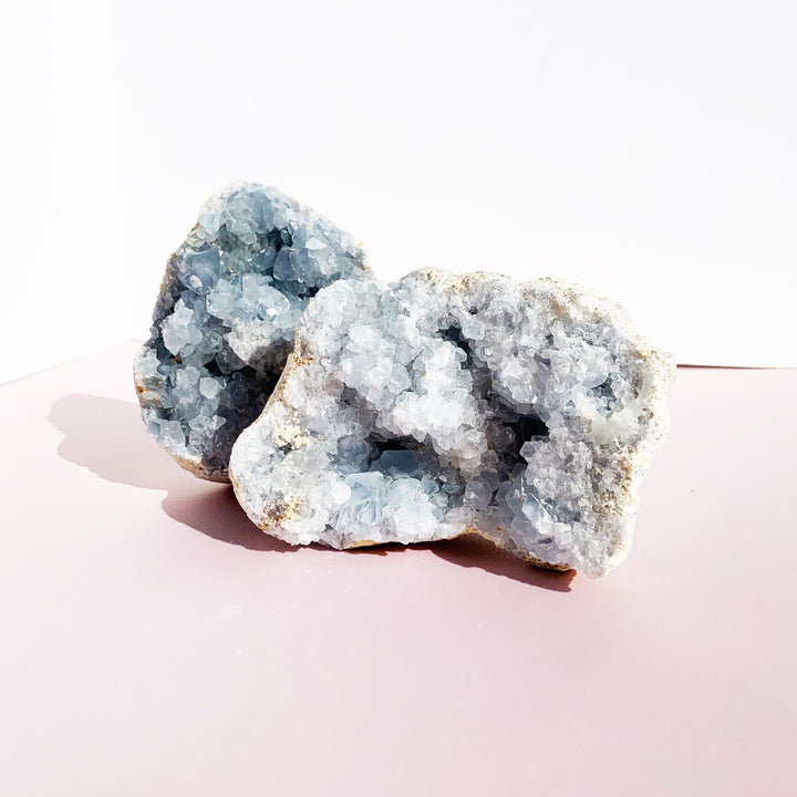 Celestite Crystal Agate