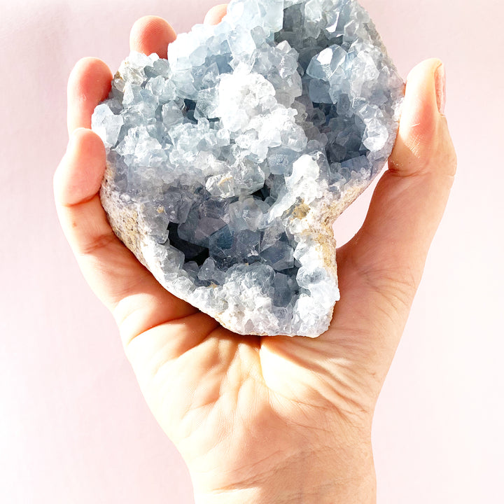 Celestite Crystal Agate