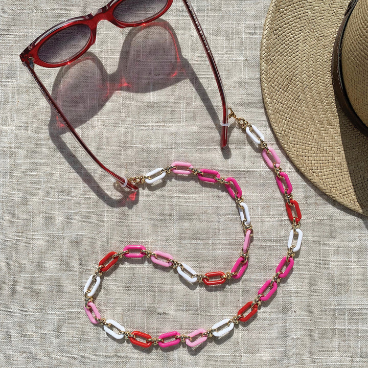 Chunky Multi-Colored Links for Sunglasses