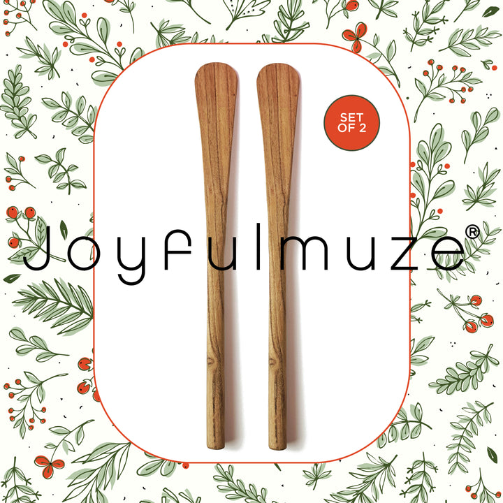 French Spatula Modern Beautiful Handmade Acacia Food Turner