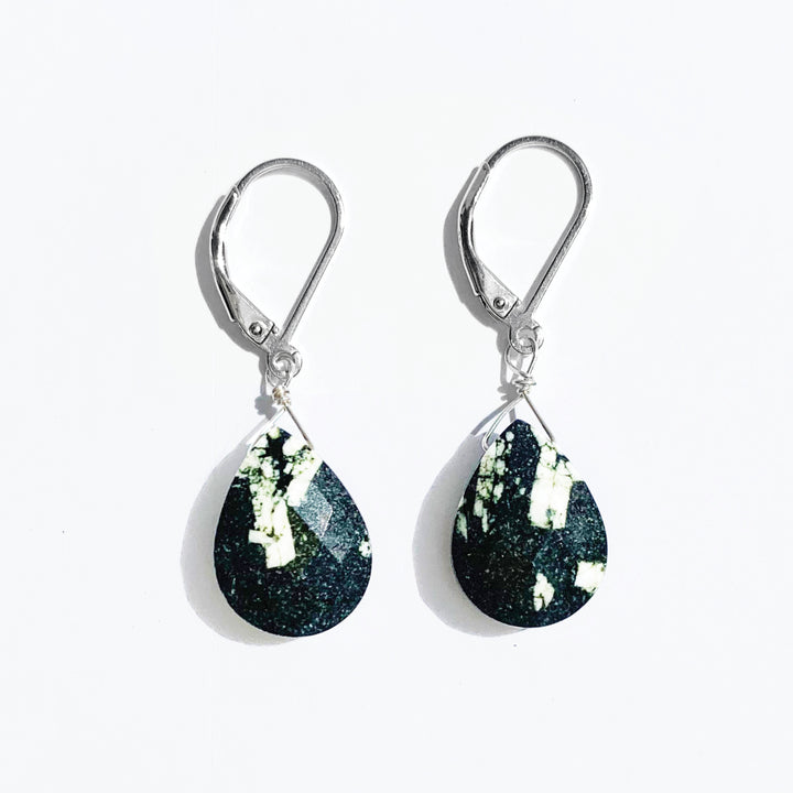 Moss Green Jasper Dangle