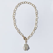 Baroque Pearl Gold Necklace