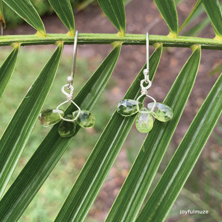 Green Peridot Earrings