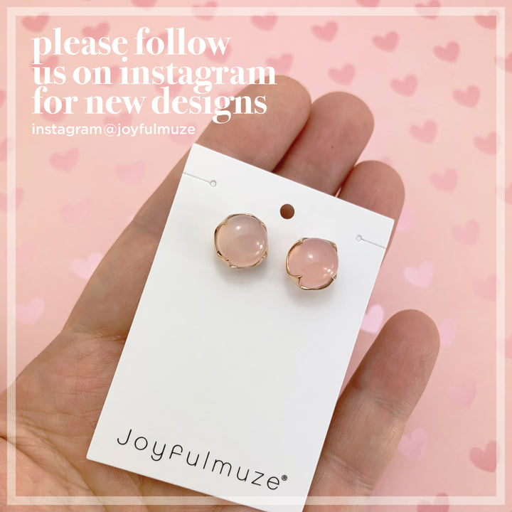 Pink Chalcedony in Rose Gold