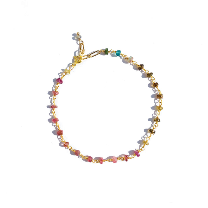 Rainbow Tourmaline Bracelet