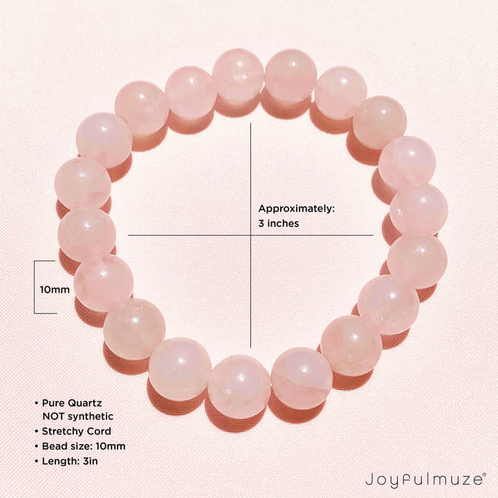 raw natural rose quartz size