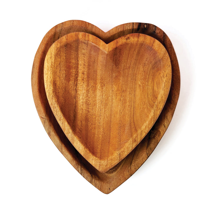Heart Bowls in Wood