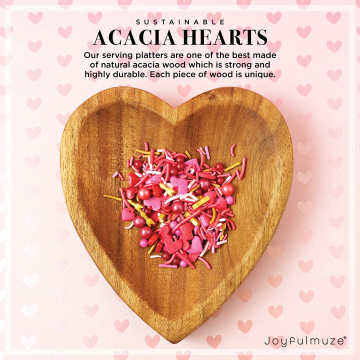 Heart Bowls in Wood