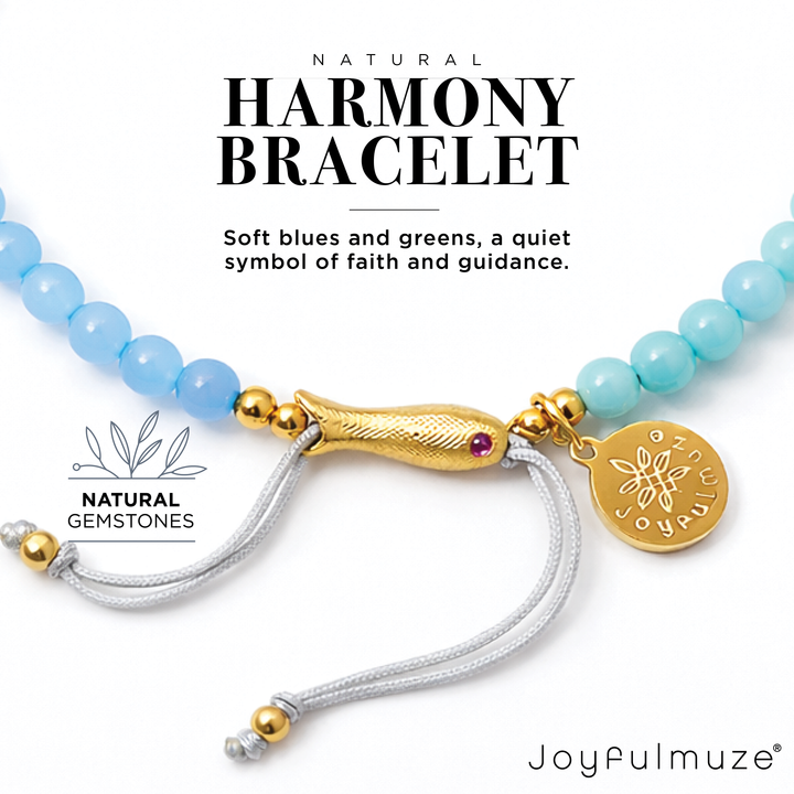 Aventurine, Amazonite, Crystal, Blue quartz-Bracelet