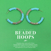 Blue and Gold Hoops