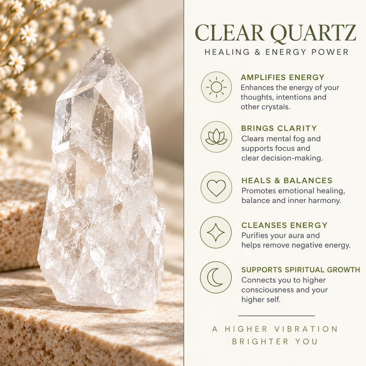 Clear Quartz Crystal Bracelet – 8mm