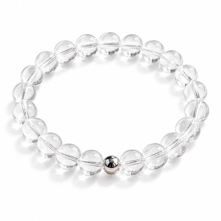 Clear Quartz Crystal Bracelet – 8mm