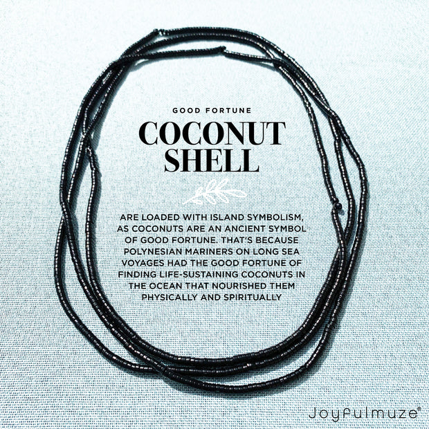 Coconut Shell Boho Necklace