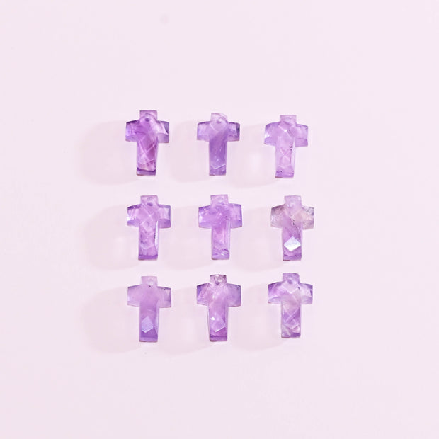 Amethyst Cross Necklace