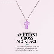 Amethyst Cross Necklace