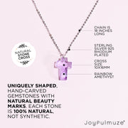 Amethyst Cross Necklace