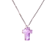 Amethyst Cross Necklace