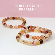 Floral Crystal Bracelet