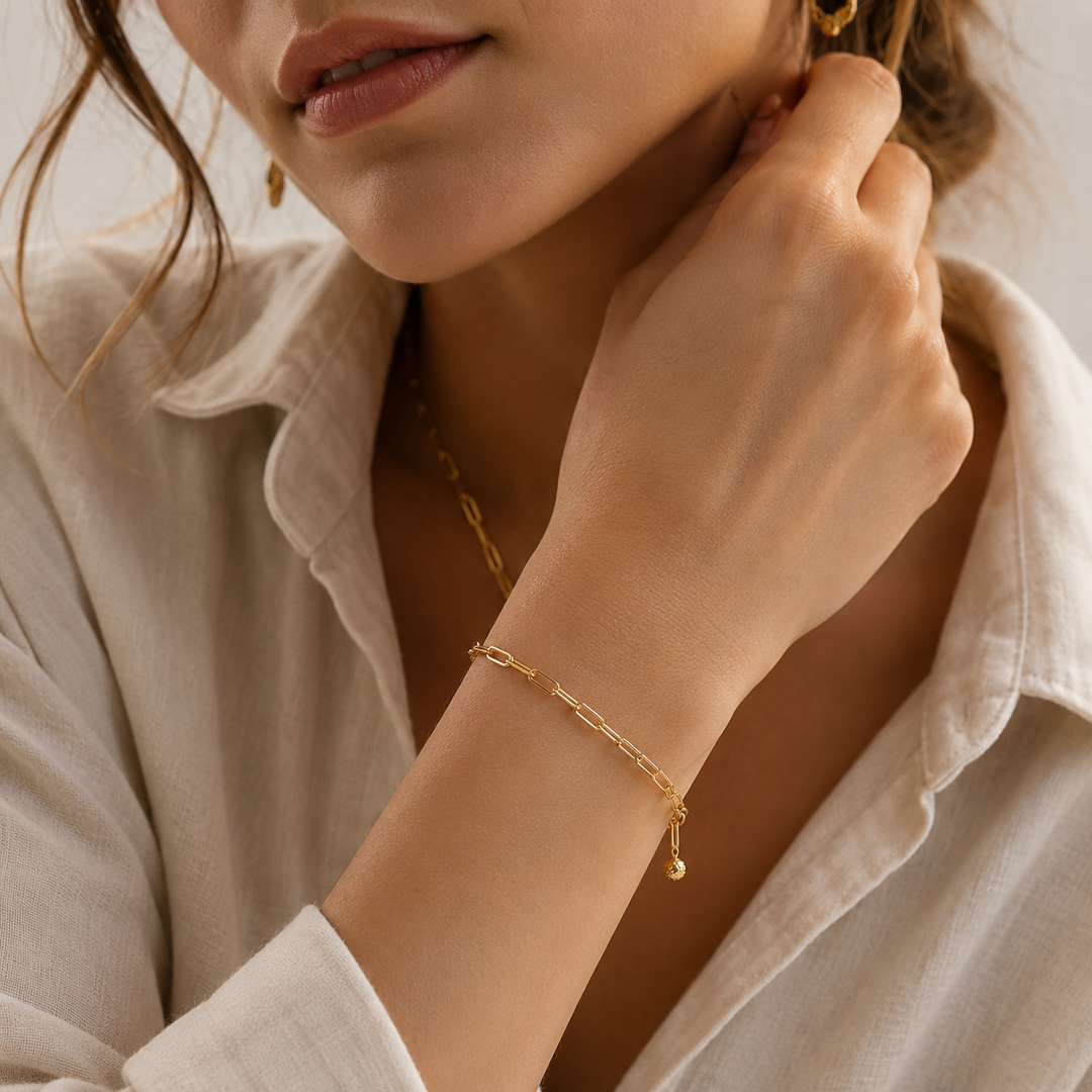 Paperclip Chain Bracelet