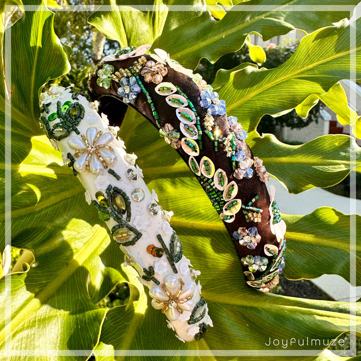 White Floral Headband