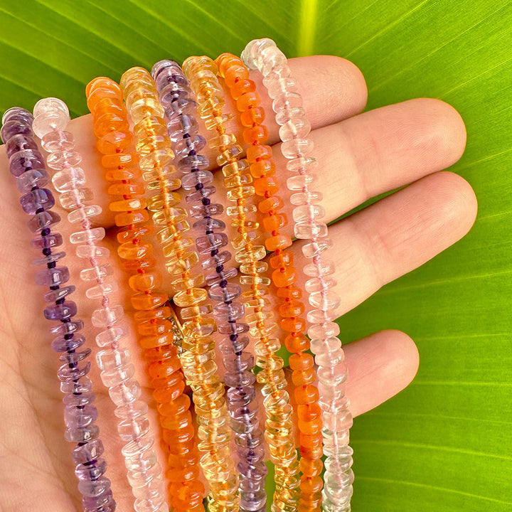 Knotted Beaded Choker Necklace