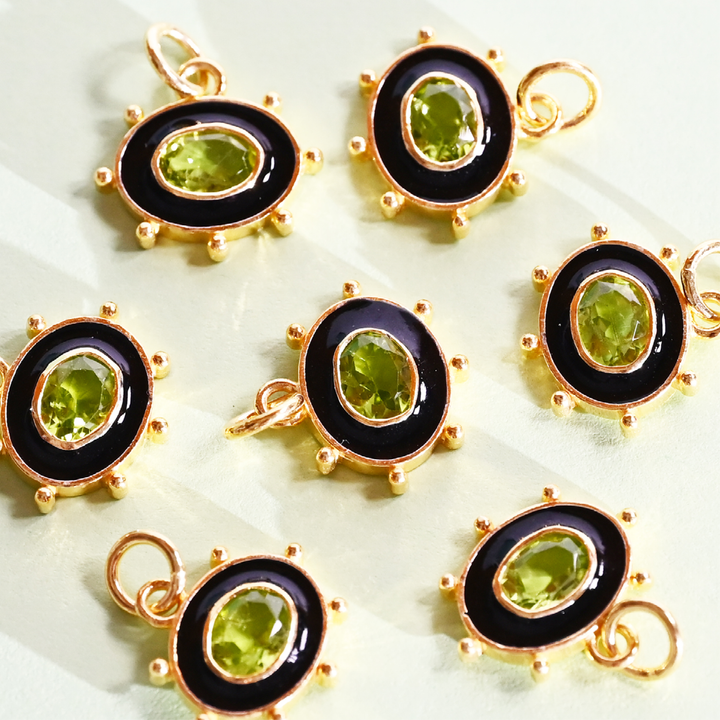 Peridot Sun Necklace