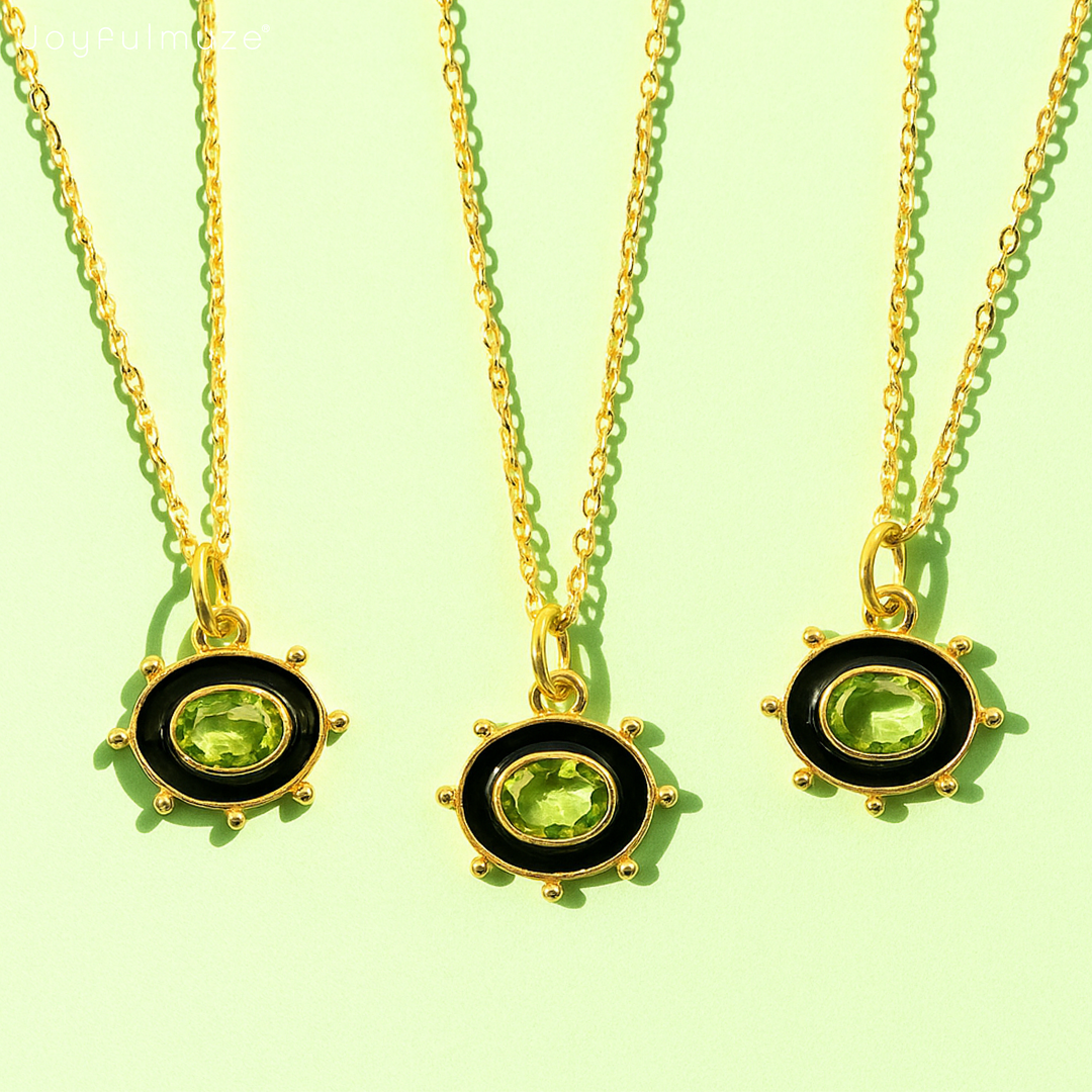 Peridot Sun Necklace