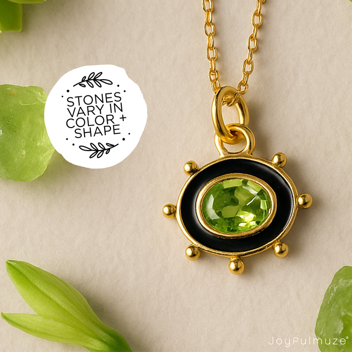 Peridot Sun Necklace
