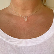 Clear Quartz Crystal Necklace