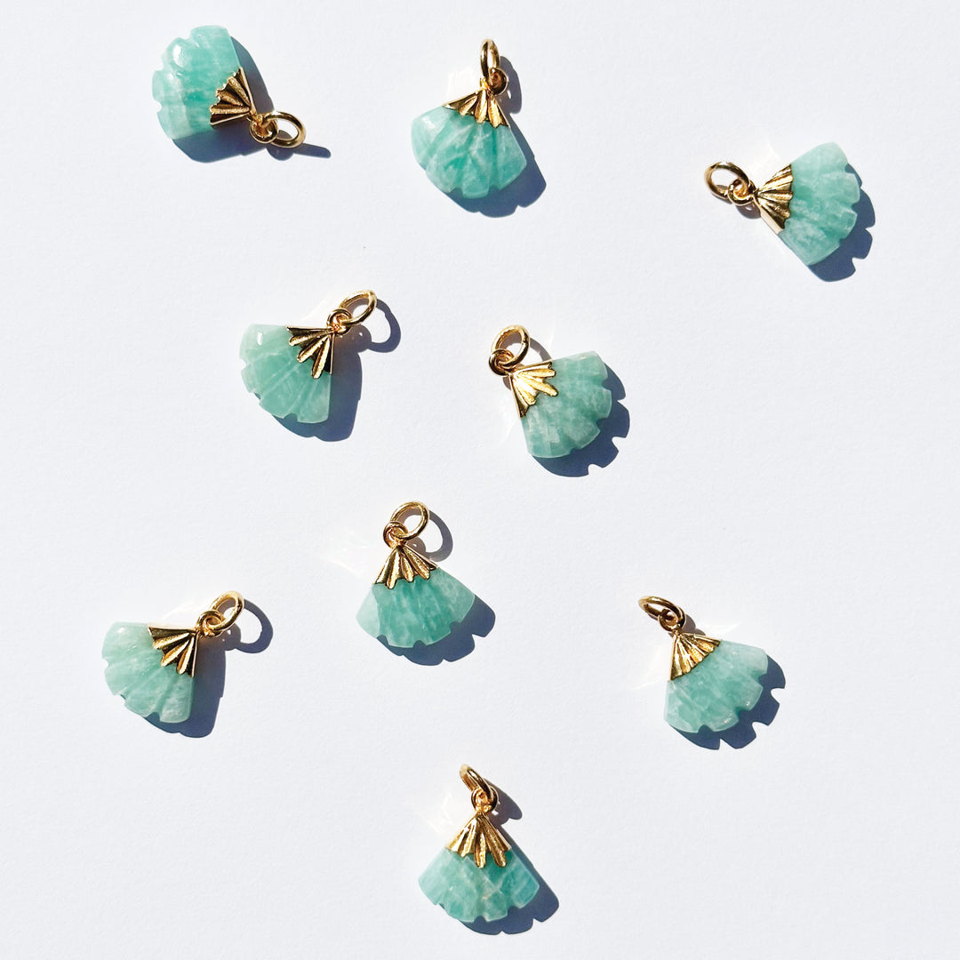Blue Amazonite Necklaces for Women, Teardrop Amazonite Necklace Pendant, Genuine Gemstone Jewelry, 925 Sterling Silver 18 Inch Chain (BLUE AMAZONITE)