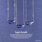 Nativa, Half Moon Lapis Lazuli Necklace