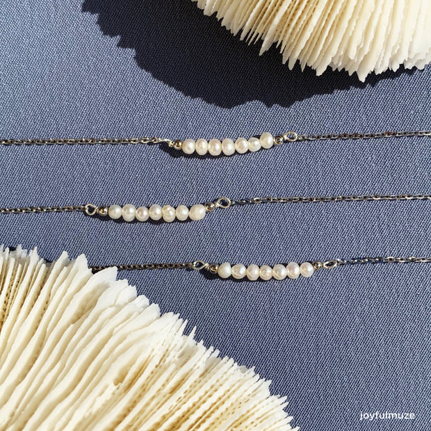 Pearls Dainty Necklace