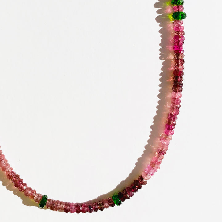 Pink Tourmaline Necklace