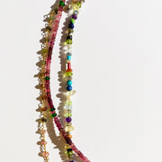 multi gemstone necklace chain