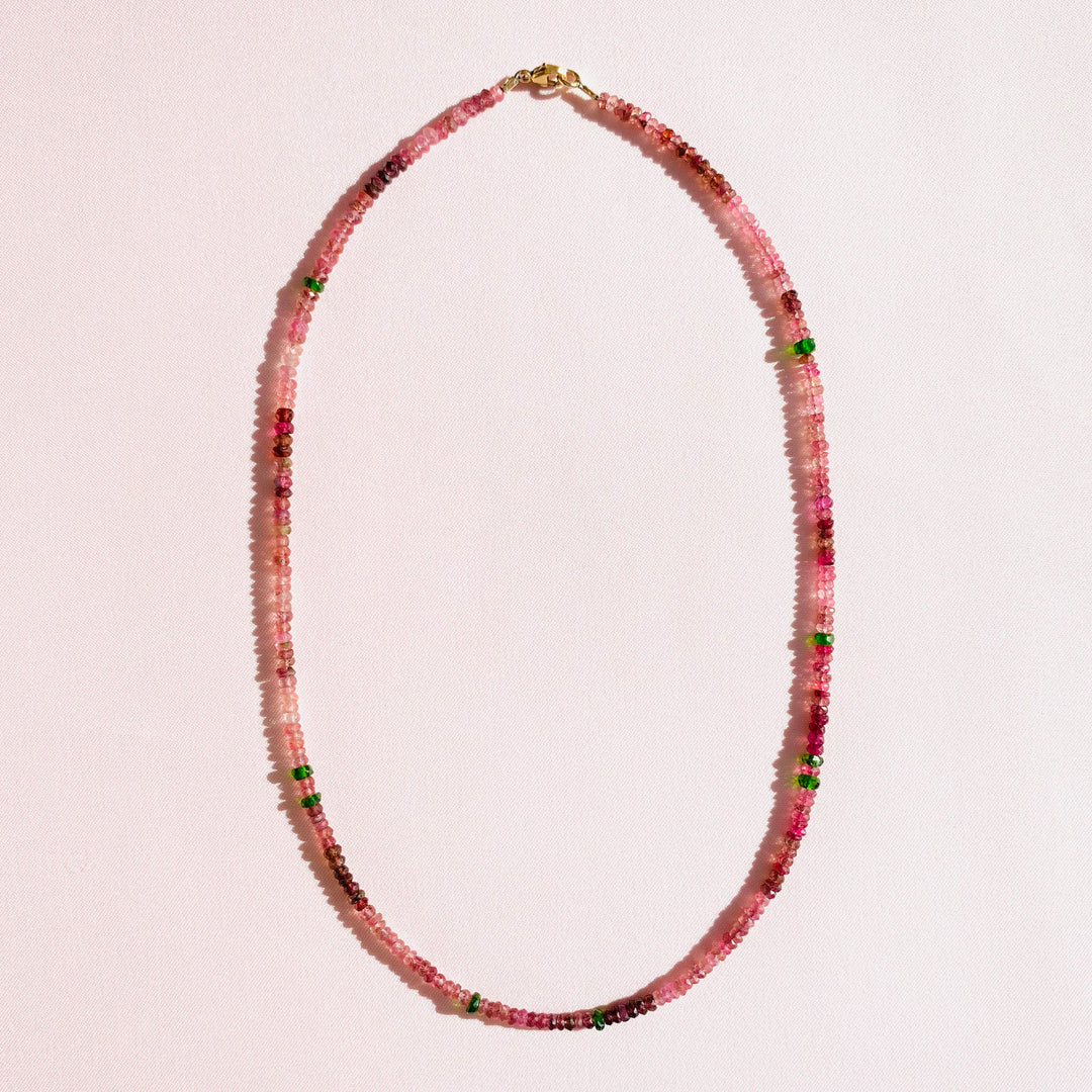 Pink Tourmaline Necklace
