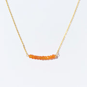 Small Carnelian Gemstones Necklace